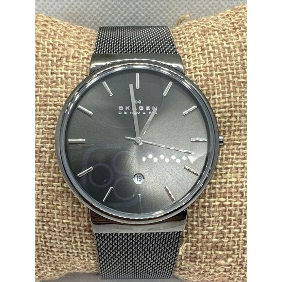 Skagen Ancher SKW6108 Men\'s Gray Stainless Steel Analog Dial Quartz Watch AEA225 main image 11
